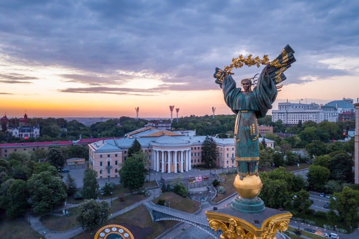 Pomnik Niepodległości w Kijowie. Fot. maksym/Adobe Stock